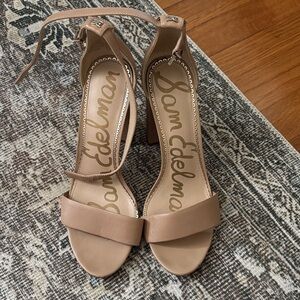 Sam Edelman Nude Heeled Sandals